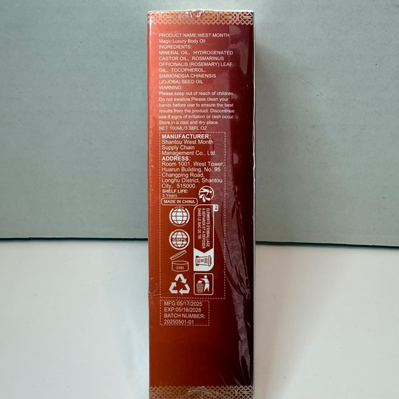 West Month Magic Luxury Body Oil 100ml Firming Lifting Moisturizing Skin Care - Picture 3 of 4